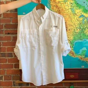 Long a Sleeve Columbia Shirt